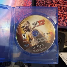 PS3 WWE '12 - Disc Only - No Manual or Artwork/Insert - Disc in Great Condition