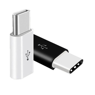 5 Pack Micro USB to Type C Adapter Converter Micro-B to USB-C Connector USA