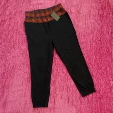 Nicholas K Jax Sweatpants Black Crimson Red Size Small