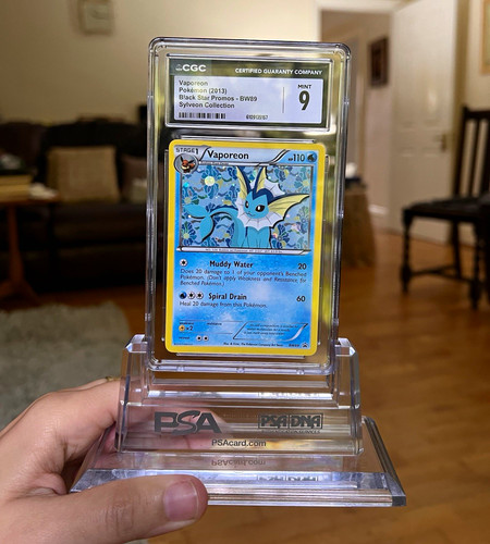 Vaporeon graded CGC 9 for sale on eBay