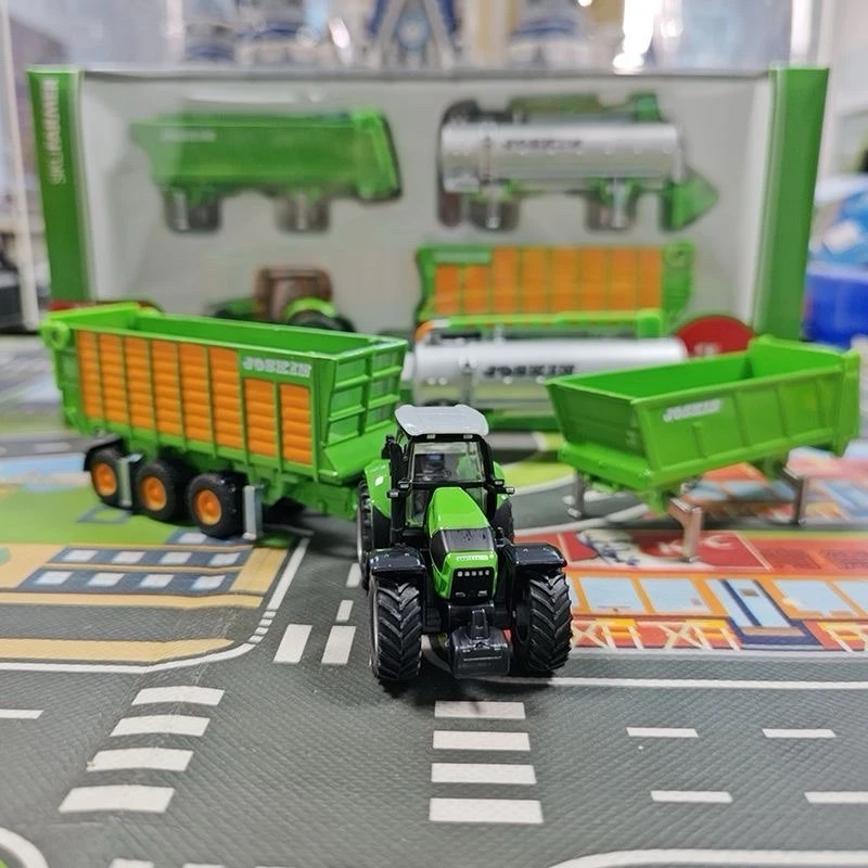 SIKU 1848 1:87 Deutz-Fahr Tractor Joskin Trailer Set - Metal Collectible Boxed - Image 4 of 4