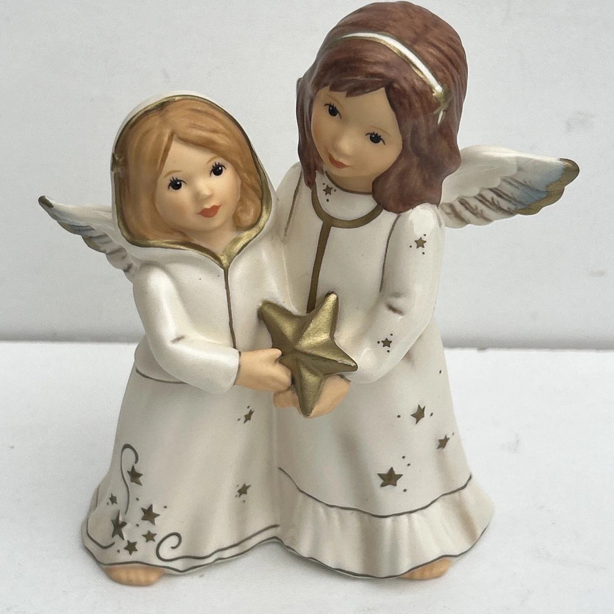 GOEBEL - ANGE, Ange Avec Bougeoir, Belle Figurine En