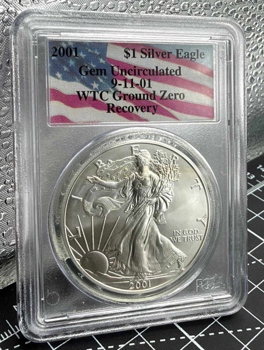 American Eagle 1 oz Precious Metal Content per Unit 2001 Silver