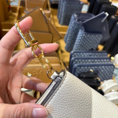 Tory Burch Thea Flap Card Case 159428 In New Ivory, $150 | eBay
