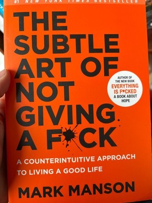 The Subtle Art of Not Giving a Fck (Smiths Uk) Mark Manson