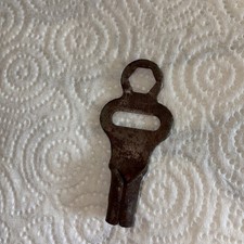 Antique Vintage Roller Skate Key Metal w Hexagon Wrench Marked Union Hardware