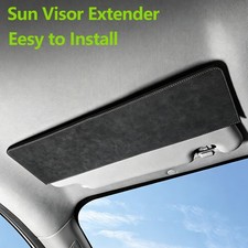 Universal Car Sun Visor Extender Adjustable Clip-on Extender Side Glar UV Block