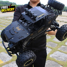 RC Cars Remote Control Car 1:12 off Road Truck, Metal Shell LED Headlights Off..