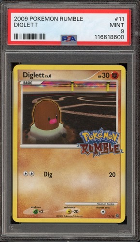 Pokemon Diglett Rumble #11 PSA 9 Mint | eBay