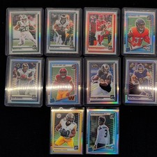 2025 Panini Optic Football Holo Rated Rookie/HOF Lot! (10) NFL Silver Prizm RC
