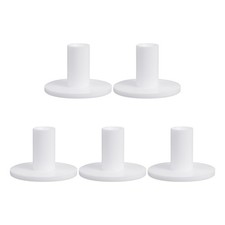 5 Pcs 1.4" Rubber Golf Tees Tall Practice Training Driving Range White