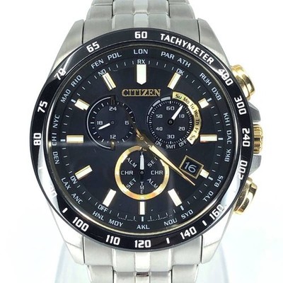CITIZEN Collection Eco-Drive E660-A18SR05 Solar Quartz Stainless Silver Black Go