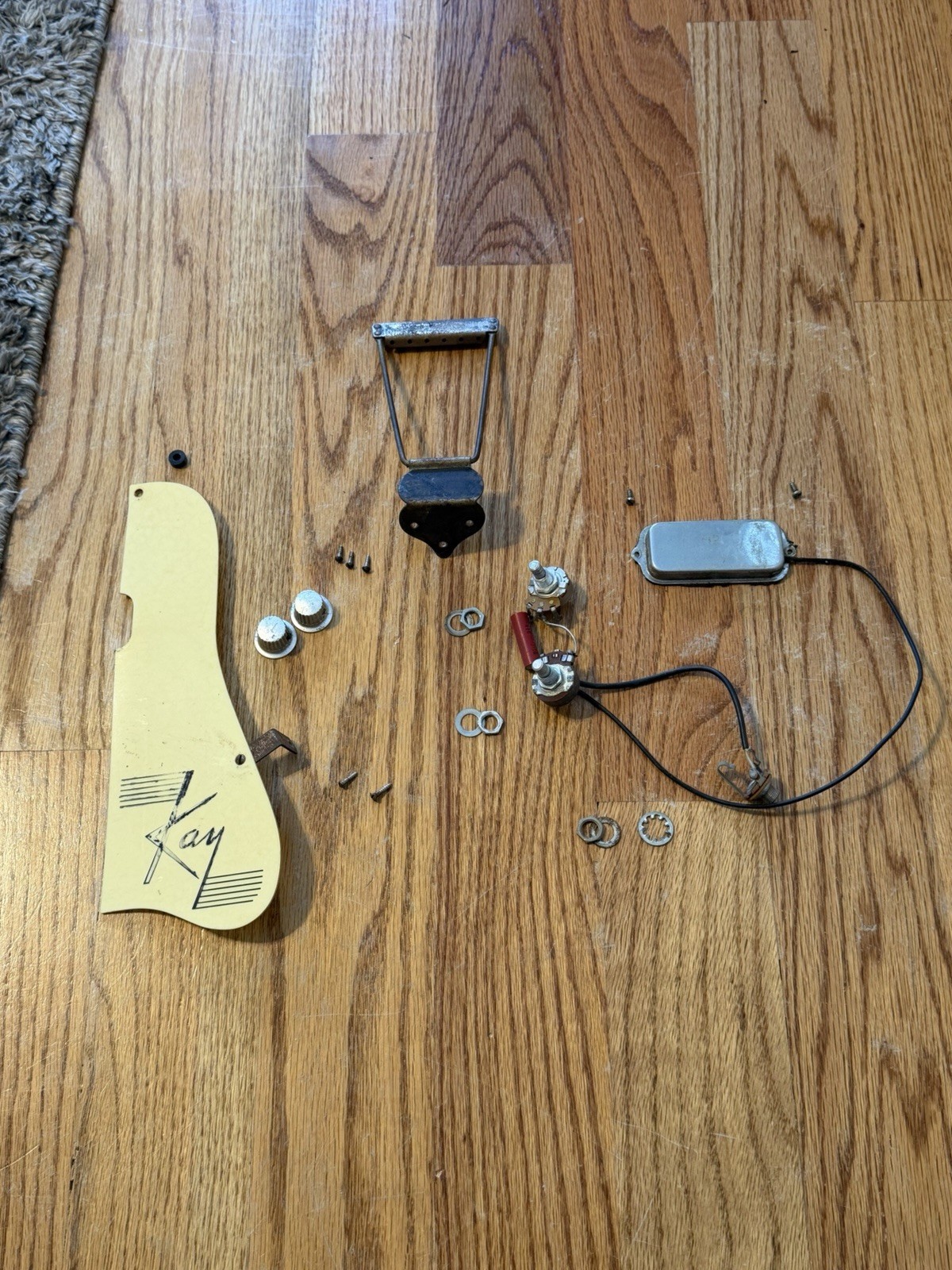 Vintage Kay USA Chicago Archtop Guitar - Pancake Pickup And Accessories!!