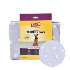 Washable Reusable Dog Pee Pads Medium 24x36 Pet Training Pad 2 Pack