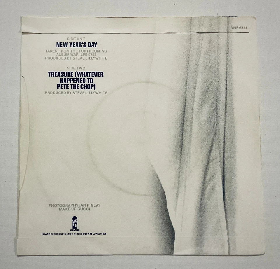 U2 1ST PRESS 1983 NEW YEAR’S DAY & RARE 1985 OUT TAKES  7” Vinyl Singles VG+ — 第 3/4 张图片