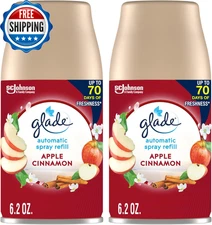 Automatic Spray Refill Apple Cinnamo  Scented Air Freshener for Home...