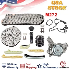 Timing Chain Kit Water Pump For Mercedes C350 E350 GLK350 CLK350 3.0L 3.5L M272