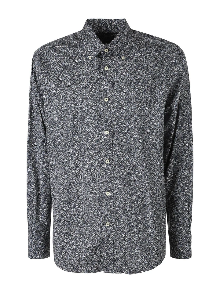 Ascot Sport Camicia da uomo con stampe in cotone elasticizzato - multicolore - Immagine 3 di 4