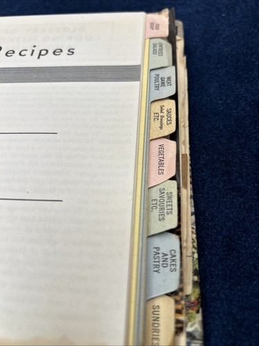 Vintage Recipe Binder With Recipe Clippings - Picture 11 of 22