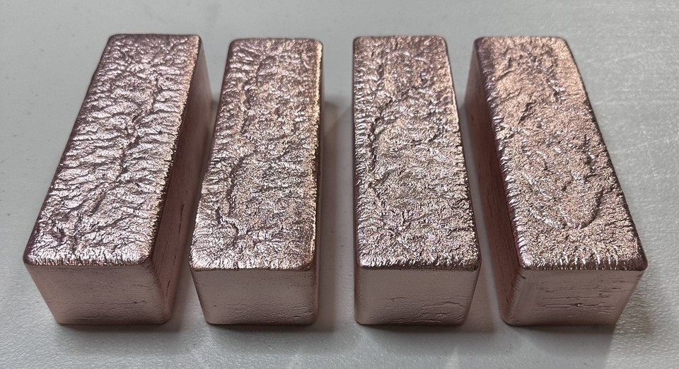 23lb Hand Poured Copper Ingots | eBay