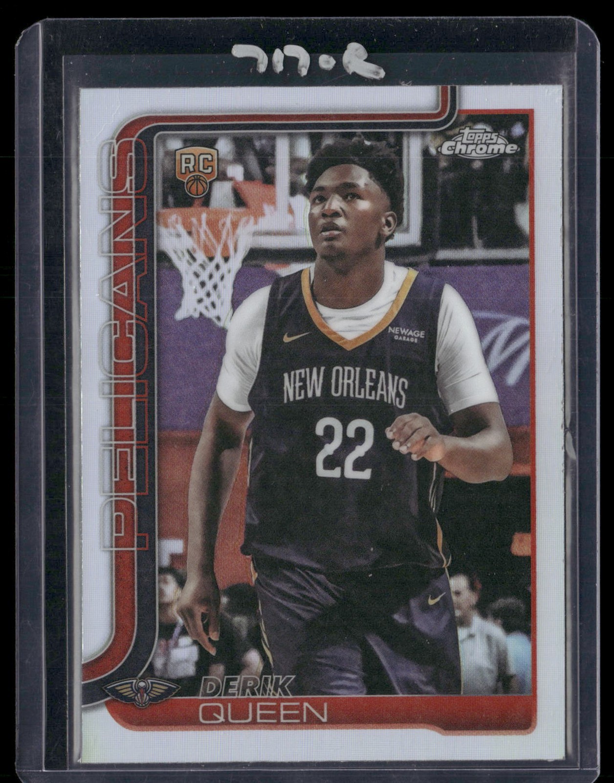 2025-26 Topps Chrome #263 Derik Queen Refractor