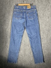 Vintage Levis 540 Jeans 36x36 in Blue Medium Wash Relaxed Fit Denim 90s Cotton