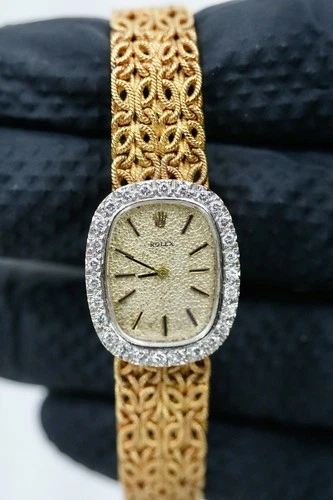 18 Karat Vintage Rolex Ladies Cocktail Watch VS Diamonds | Amazing Condition