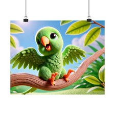 SWEET SPROUTS NURSERY COLLECTION Indian Ringneck 3 sizes Nursery/Childs Gift