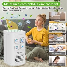Home Air Purifier Cleaner Large Room Smoke Odor Remover Ozone Generate Ionizer