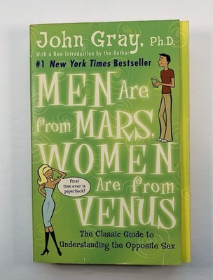 Men Are From Mars, Women Are From Venus by John Gray P.h.D. Paperback Book