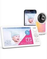 VTech RM7768HD Video Baby Monitor Smart Wi-Fi 7'' Touch Screen 1080p HD PLZ READ
