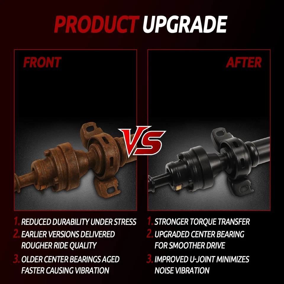 Conjunto de eje de transmisión trasero para Pontiac Toyota Matrix 2009-2012 2013 AWD Foto 4 de 4