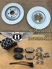 2003-2017 Bentley Continental Gt GTc Flying Spur rear brake pads & rotors OEM