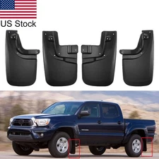 4pcs Front & Rear Mud Guards Splash Flaps Fender For Toyota Tacoma 2005-2015