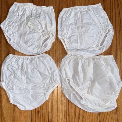 Lot of Vintage M Gerber Plastic Pants Medium Baby Diaper Covers