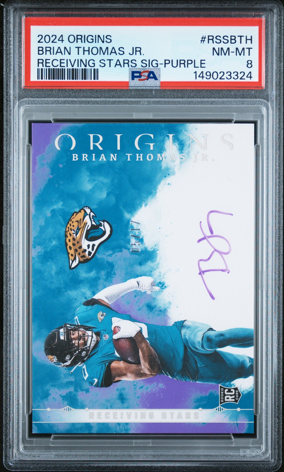 Brian Thomas Panini Origins Receiving Stars Signatures #RSSBTH Base