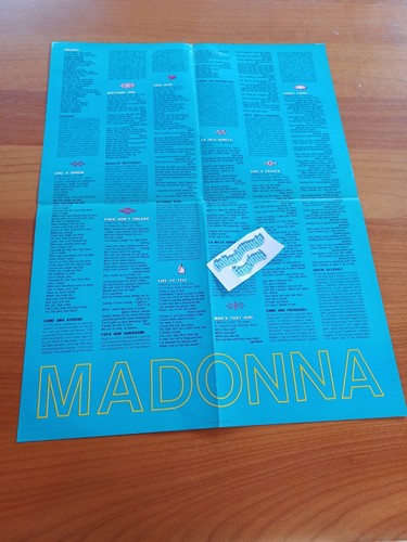 Poster MADONNA-CM55X42 DA TUTTO MUSICA SPETTACOLO - Picture 2 of 2
