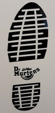 Dr Martens airwair sole print Skinhead Vespa lambretta Scooter Sticker Decal