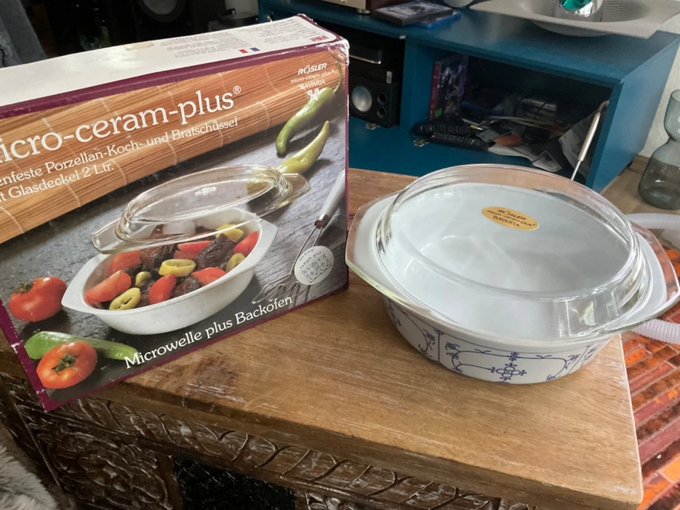 Rösler micro ceram plus Bavaria 2 Liter Koch- Bratschüssel