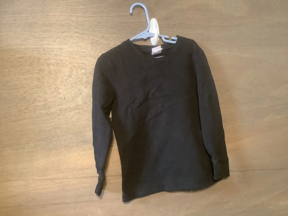 CIRCO=BLACK LONG SLEEVE CREW NECK RIBBED THERMAL SIZE 5T COTTON POLY - Image 2 of 3