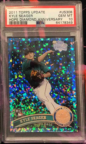 2011 Topps Kyle Seager #US308 Rookie Hope Diamond /60 *PSA 10*