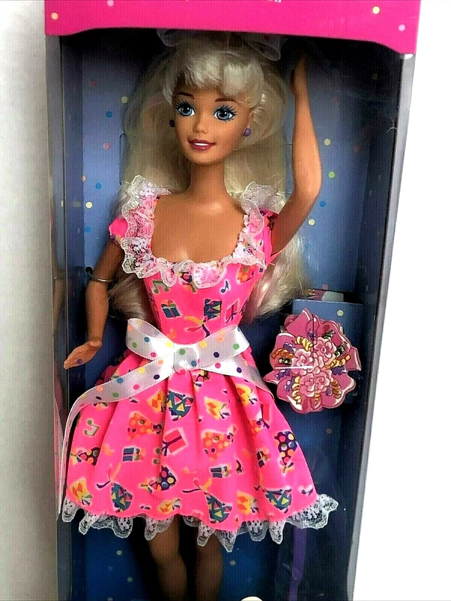 1996 Vintage Birthday Surprise Barbie Doll Special Edition Mattel
