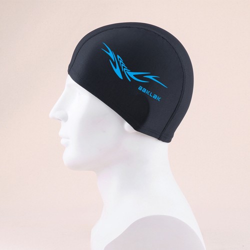 Men Nylon Cloth Swim Cap Protect Ears Long Hair Sports Swim Pool Hat For Adults - Afbeelding 2 van 19