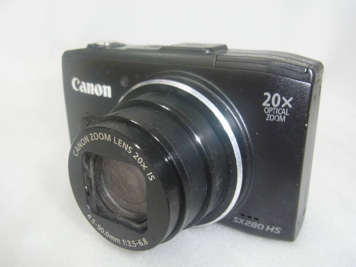 Canon Powershot SX280 HS Black 12.1MP 20x Zoom Digital From Canon Powershot SX280 HS Black 12.1MP 20x Zoom Digital From