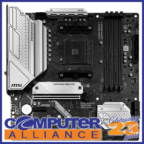 MSI AM4 MicroATX MAG B550M MORTAR MAX WIFI DDR4 Motherboard eBay