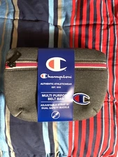 Champion Big C Neoprene Over Shoulder Bag Fanny Pack Grey