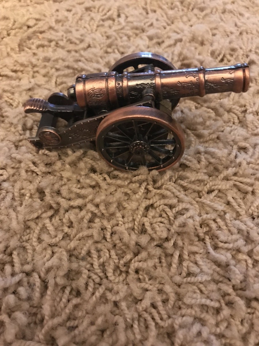 cannon cigarette lighter Stewarts Military Antiques - - US Post WWI, Demley Lighter, French 75? Desktop Cannon Model Metal Gas