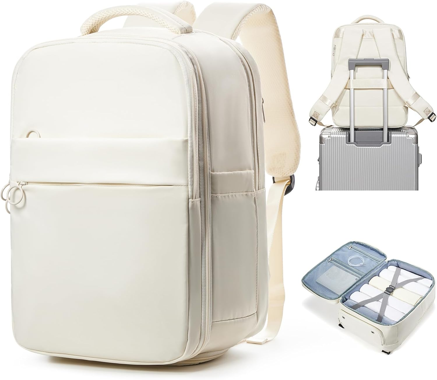 40L Flight-Approved Travel Backpack for Carry-On Luggage