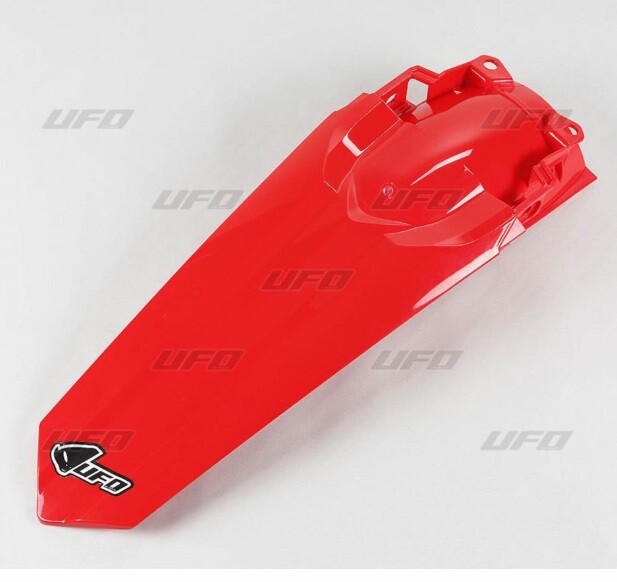 Garde boue UFO arrière rouge plastique moto Honda CRF450R carrosserie cross