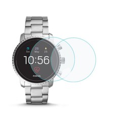 2-Pack Tempered Glass Screen Protector for Fossil Q Explorist HR Gen 4